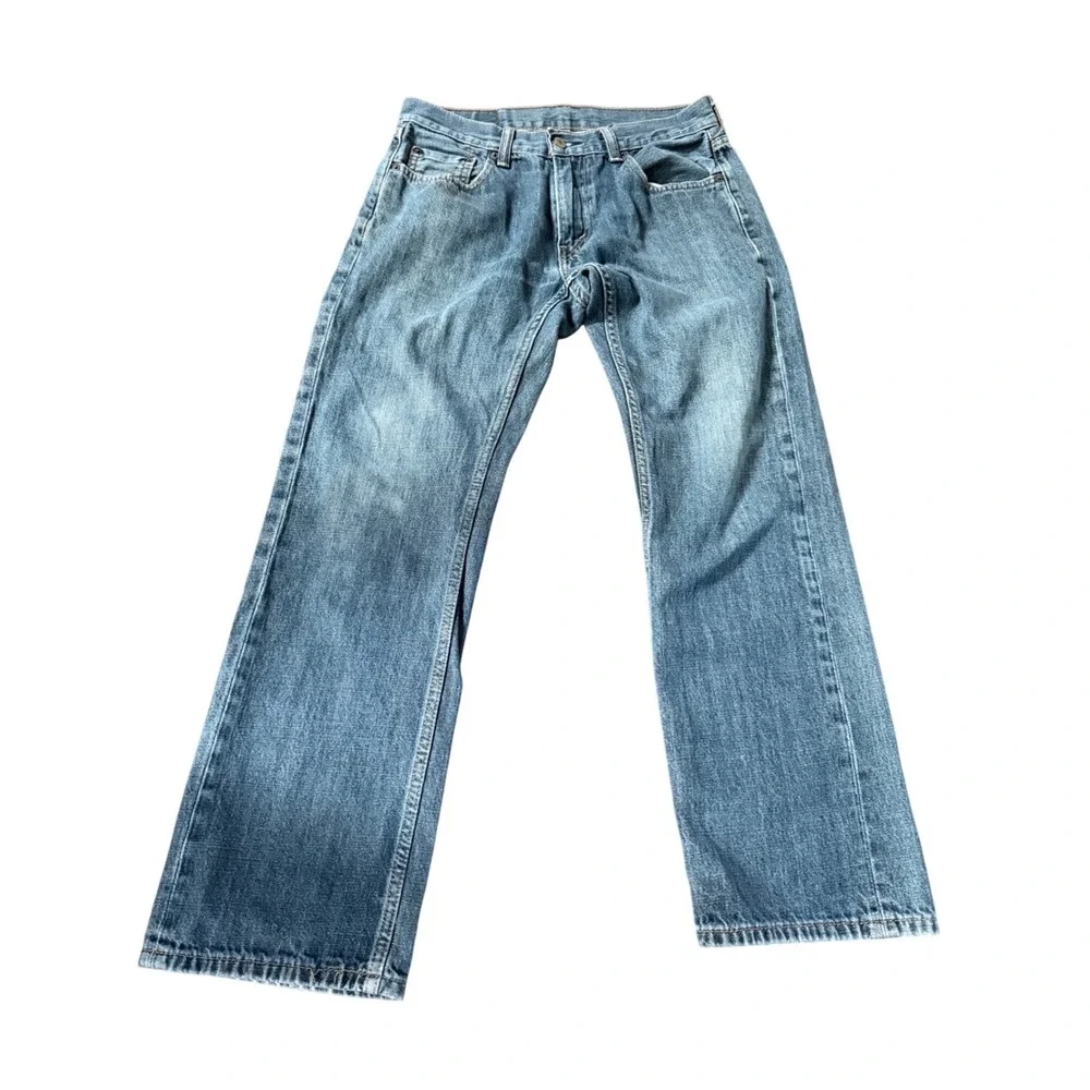 Levis 559 Relaxed‎ Straight Jeans Mens 30x30 Blue Medium Wash Denim 00559-0442